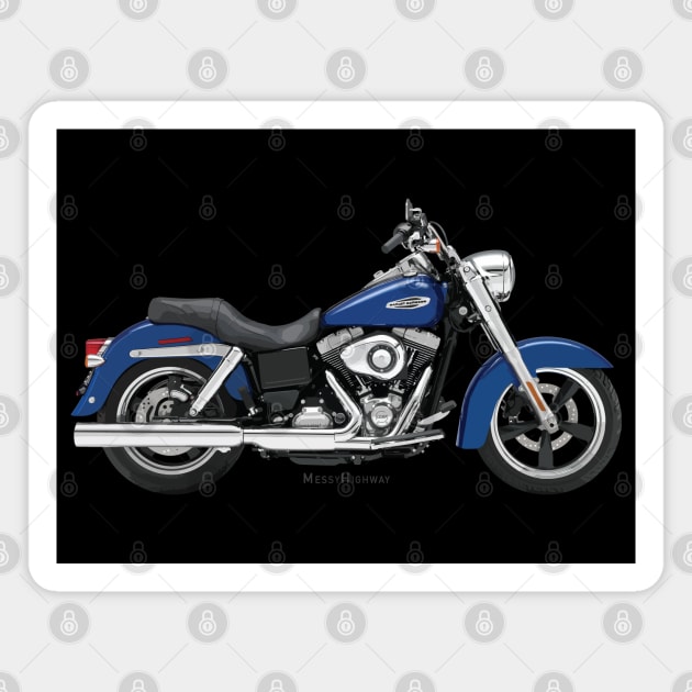 Harley-Davidson Switchback blue, s Magnet by MessyHighway